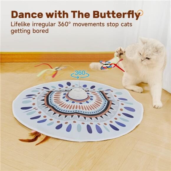 Cat Toys Chargeable, 3in1 Hide and Seek for Kittens, Interactive - Picture 11 of 16